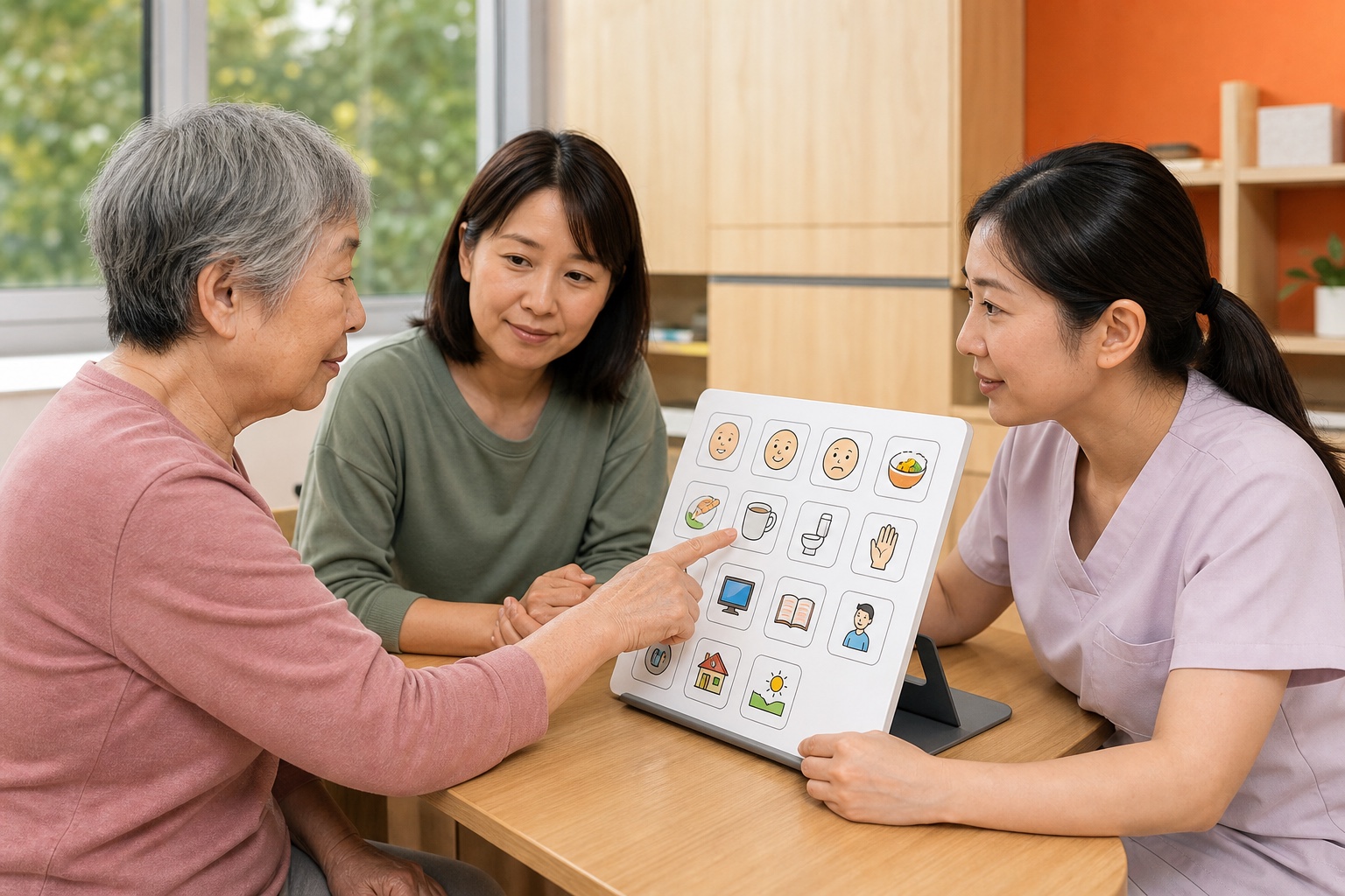 中風後說不出來怎麼辦？失語症、構音障礙與家屬溝通方法